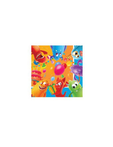 SERVILLETAS MACADAMIA MONSTERS 20UND