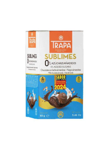 BOMBONES TRAPA SUBLIMES S/AZUCAR E.155GR