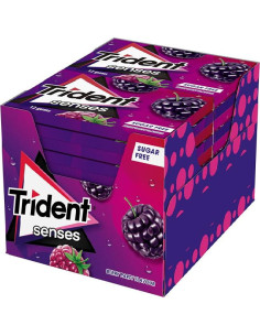CHICLES TRIDENT SENSES BERRY PARTY 12UN