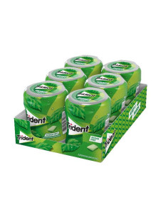CHICLES TRIDENT GRAGEA BOTE SPEARMINT EST.6UDS