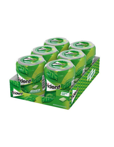 CHICLES TRIDENT GRAGEA BOTE SPEARMINT EST.6UDS