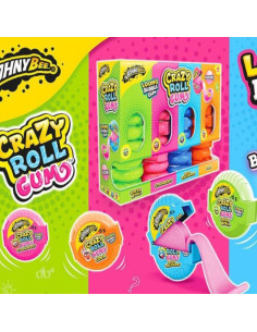 CHICLES JOHNYBEE CRAZY ROLL GUM 36UDS