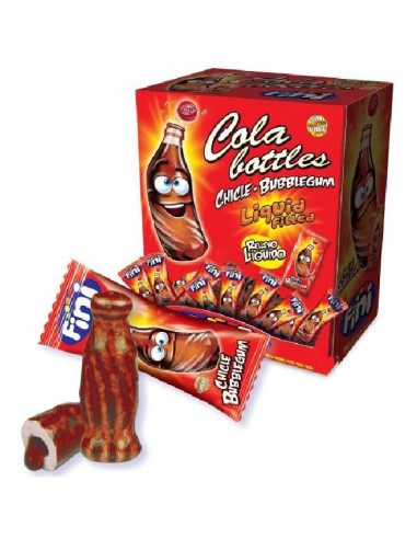 CHICLES FINI BOTELLAS COLA EST.200UND