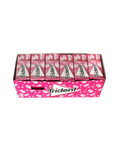 CHICLES TRIDENT GRAGEA BUBBLEMINT 24UDS