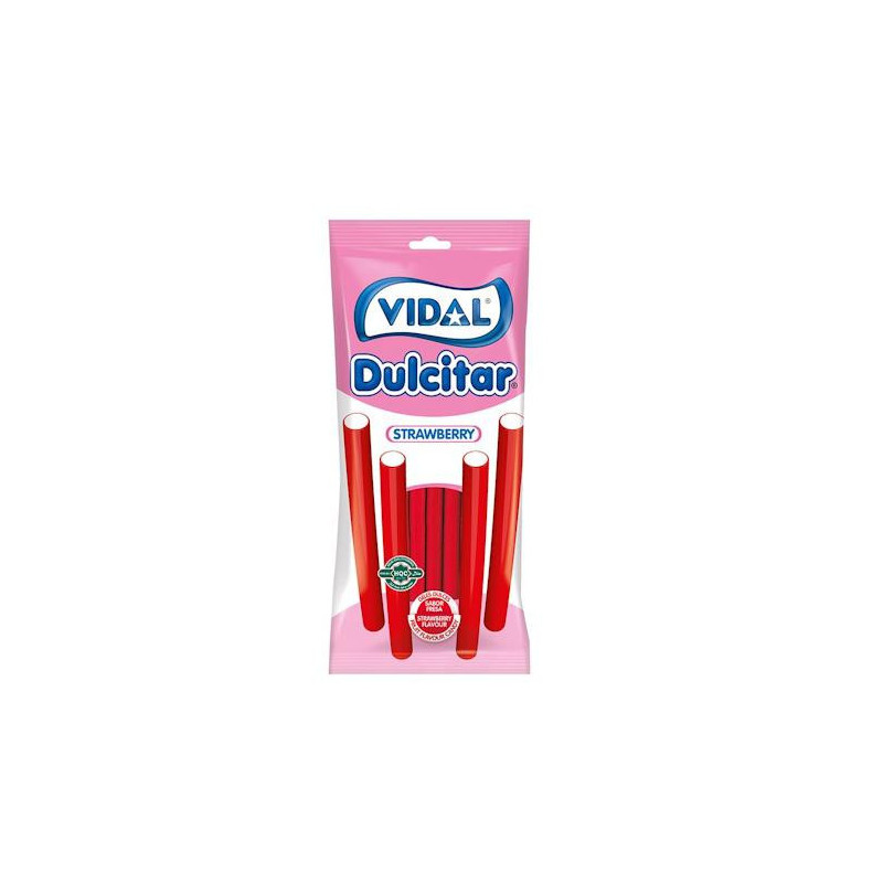 REGALIZ VIDAL DULCITAR FRESA B.90GR