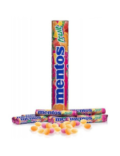 CARAMELOS MENTOS MAXIROLL FRUIT 38GR EST.10UND 