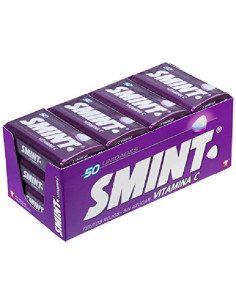 CARAMELOS SMINT TIN FRUTOS ROJOS 12UND