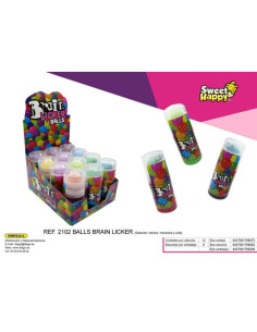 GOLOSINA JOHNYBEE BRAIN LICKER BALLS 12UND