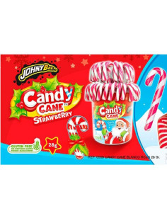 CARAMELOS CANDY CANES BL/ROJO 100UDS12G