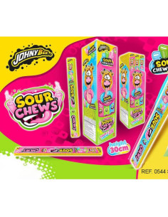 CARAMELOS JOHNYBEE MASTICABLE SOUR CHEWS 24UDS