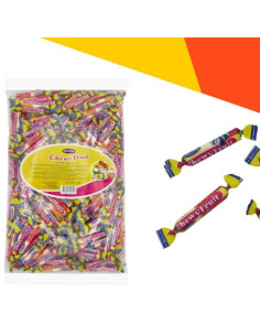 CARAMELOS JOHNYBEE MASTIC CHEWY FRUIT 1KG 250u