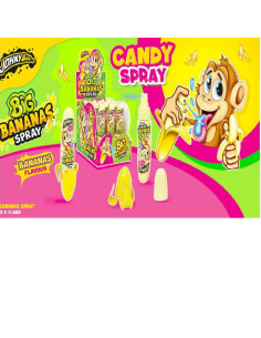 GOLOSINA JOHNYBEE BIG BANANA SPRAY E.12UDS X 40ML