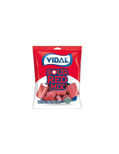 REGALIZ VIDAL SURTIDO SOUR RED MIX B.90GR