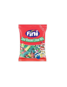 REGALIZ FINI RELLEPICA SURTIDO ACIDO 4 COLORES 90GR SOUR BOOM