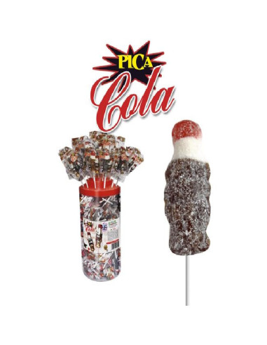 CHUPAS SUGAR MAGIC BOTELLAS PC COLA 100U
