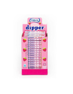 CARAMELOS VIDAL DIPPER FRESA EST.200U