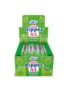CARAMELOS VIDAL DIPPER MANZANA XL 100UDS