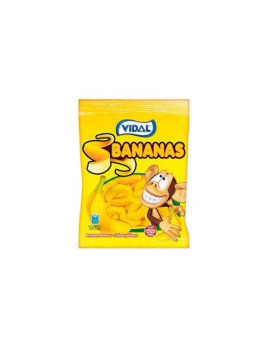 GOMAS VIDAL PLATANOS AZUCAR B.90GR