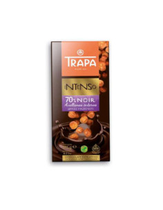 CHOCOLATE TRAPA AVELLANA 70%NEGRO 175GR