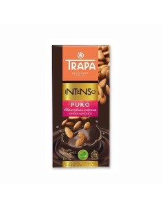 CHOCOLATE TRAPA ALMENDRAS PURO 175GR