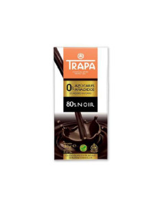 CHOCOLATE TRAPA 0% S/AZ NEGRO 80% 80GRS