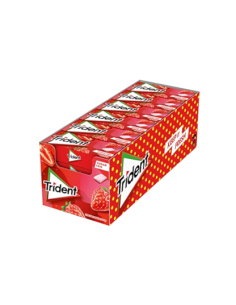 CHICLES TRIDENT GRAGEA FRESA 24UND