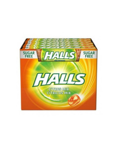 CARAMELOS HALLS CITRICOS 20U S/AZ