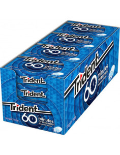 CHICLES TRIDENT GRAGEA 60M PEPERMINT 16U