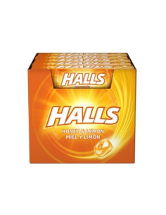 CARAMELOS HALLS MIEL-LIMON S/AZ 20UND