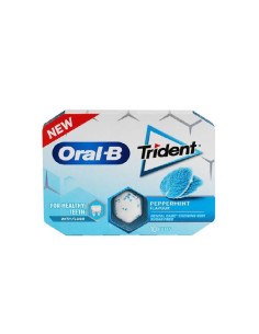 CHICLES TRIDENT DENTAL CARE PEPPERMINT 12UND