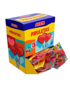 PIRULETAS FIESTA CORAZON 80UDS