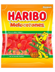 GOMAS HARIBO CORAZON MELOCOTON AZUCAR B.1KG