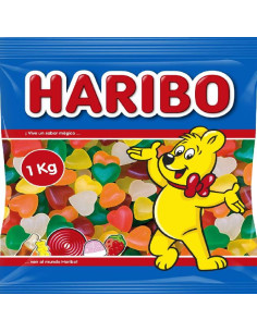 GOMAS HARIBO CORAZONES TIERNOS B.1KG12
