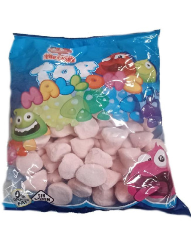 MASMELOS TOP CANDY BOLA ROSA BEBE 100UDS