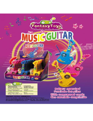 JUGUETES FANTASY MUSIC GUITAR 18UND