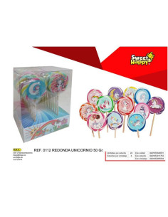 PIRULETAS JOHNYBEE RED. UNICORNIO C.24U50G