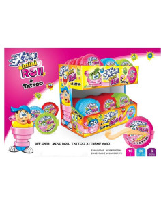 CHICLES JOHNYBEE MINI ROLL TATTO EST30U