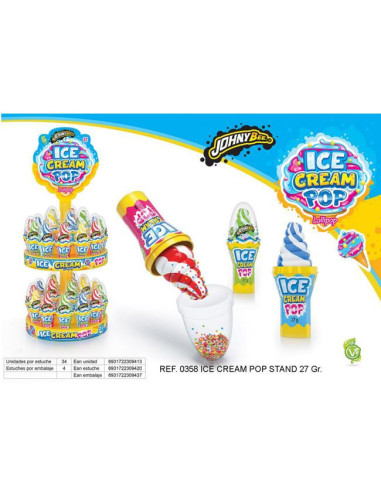 CHUPAS JOHNYBEE ICE CREAM POP STAND 34U