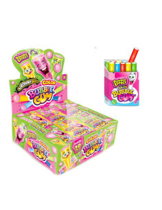 CHICLES JOHNYBEE COLOR BUBBLE GUM E.18UDS