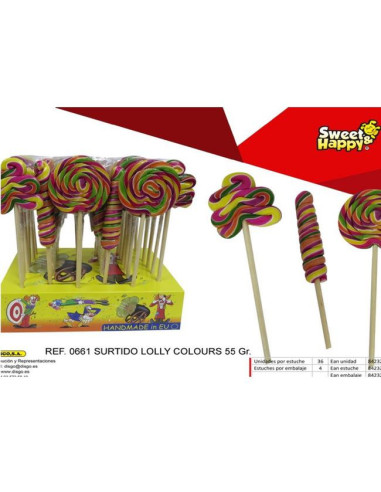 PIRULETAS JOHNYBEE LOLLY TUTTI 36UDS