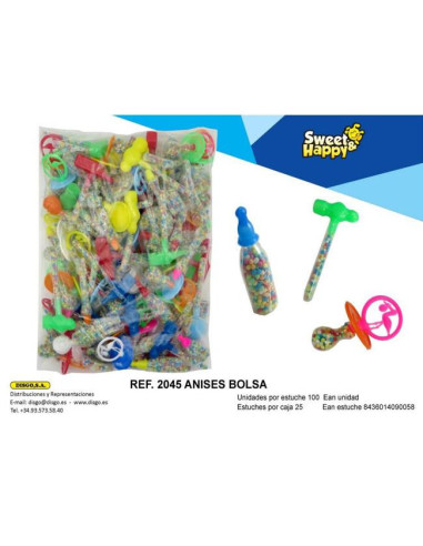 JUGUETES JOHNYBEE ANISETES B.100UDS