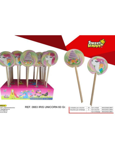 CHUPAS JOHNYBEE IRIS UNICORNIO EST.24UND