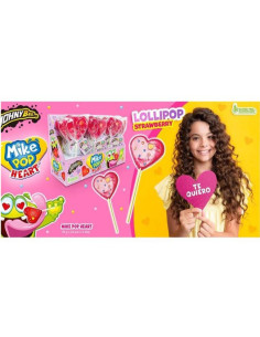 PIRULETAS JOHNYBEE MIKE POP HEART 24UDS