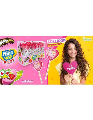 PIRULETAS JOHNYBEE MIKE POP HEART 24UDS