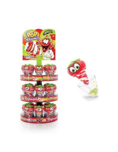 CHUPAS JOHNYBEE FRESA POP STAND EXP.24U 8