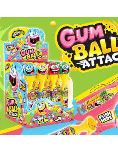 CHICLES JOHNYBEE GUM BALL ATTACK EST.16UND