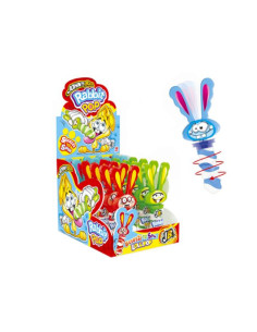 CHUPAS JOHNYBEE RABBIT POP E.16UDS SPIN LOLLIPOP