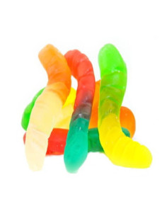 GOMAS BURMAR GUSANOS BRILLO B.250UDS