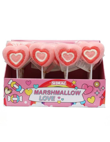 PIRULETAS SIDRAL CORAZON LOVE 16U MASMEL