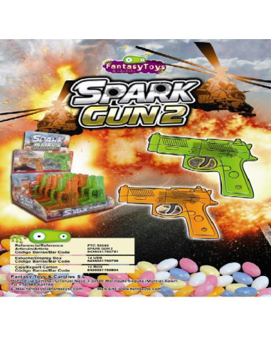JUGUETES FANTASY SPARK GUN 12UDS